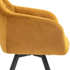 Wohnen Küchenstühle|Esszimmerstühle*Esszimmer Drehstuhl mit Armlehnen - Delamaro