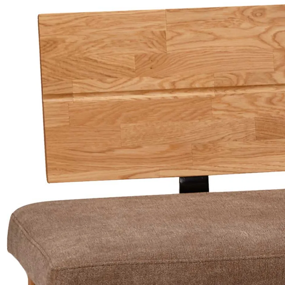 Wohnen Esszimmer Eckbank aus Wildeiche & Microfaser - Virds