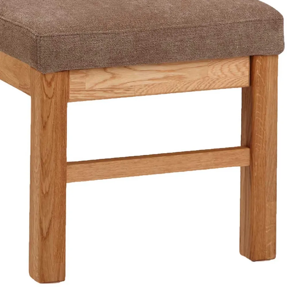 Wohnen Esszimmer Eckbank aus Wildeiche & Microfaser - Virds