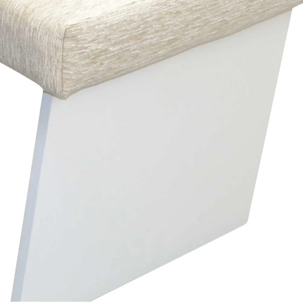 Wohnen Küchenbänke|Esszimmerbänke*Esszimmer Eckbank in Beigegrau und Weiß - Montuna