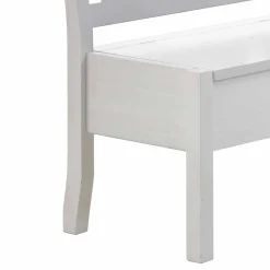 Wohnen Esszimmer Eckbank Onesti in Weiß Kiefer massiv