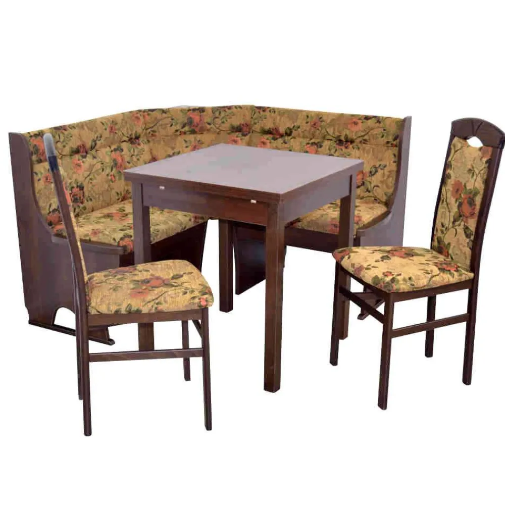 Wohnen Esszimmer Eckbank-Sitzgruppe Set - Vegano (vierteilig)