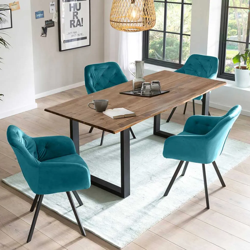 Wohnen Sitzgruppe|Küchen-Essgruppen*Esszimmer Essgruppe modern - Ebrus (fünfteilig)