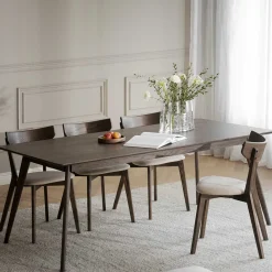 Wohnen Esszimmer Esstisch in Eiche Dunkel - Bilbaos