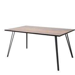 Wohnen Esszimmer Gruppe mit Freischwingern - Raimar (fünfteilig)