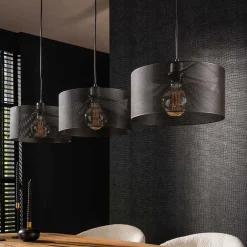 Wohnen Lampen & Leuchten*Esszimmer Hängeleuchte mit drei Schirmen - Lundreo