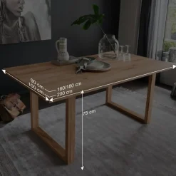 Wohnen Massivholzmöbel|Küchentische*Esszimmer Holztisch aus geölter Wildeiche - Loitons