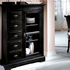 Wohnen Esszimmer Kommode Imano aus Akazie Massivholz