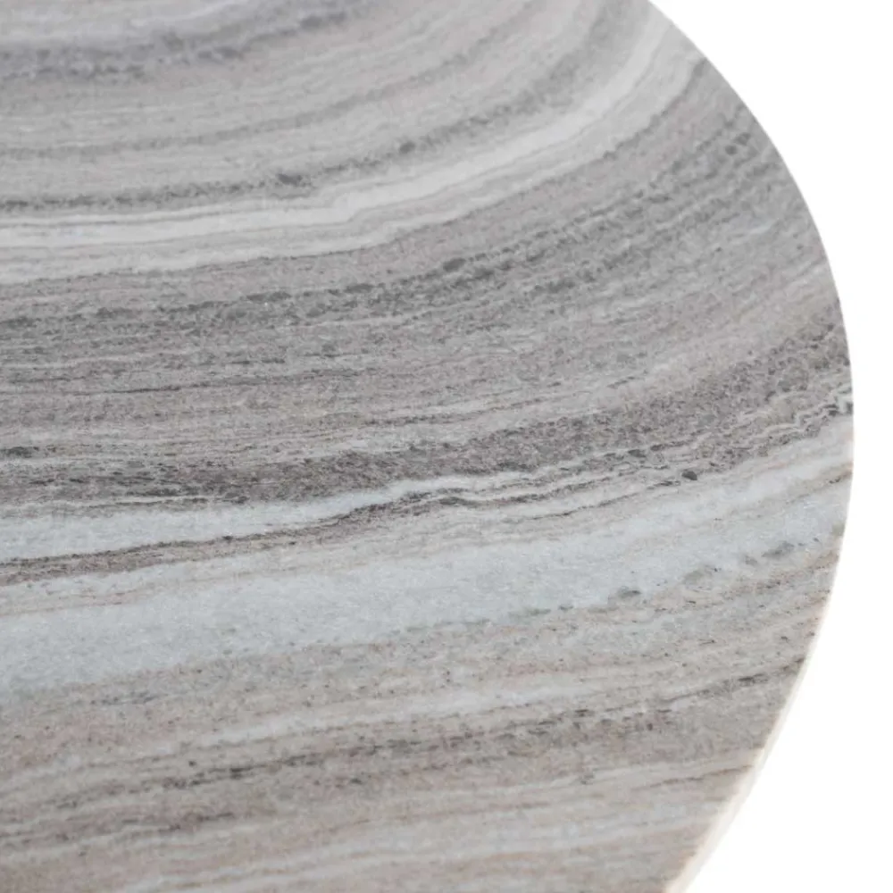 Wohnen Weiße Möbel|Tische*Esszimmer Marmortisch in Weiß Grau - Oscinion