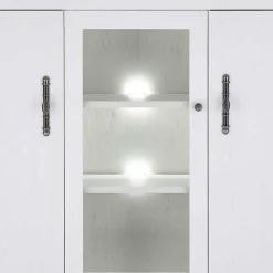 Wohnen Esszimmer Möbel Set in weißer Holzoptik Pinie - Liancos (vierteilig)