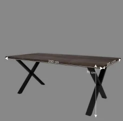 Wohnen Sitzgruppe|Küchen-Essgruppen*Esszimmer Möbel Set mit Tisch - Anjal (siebenteilig)