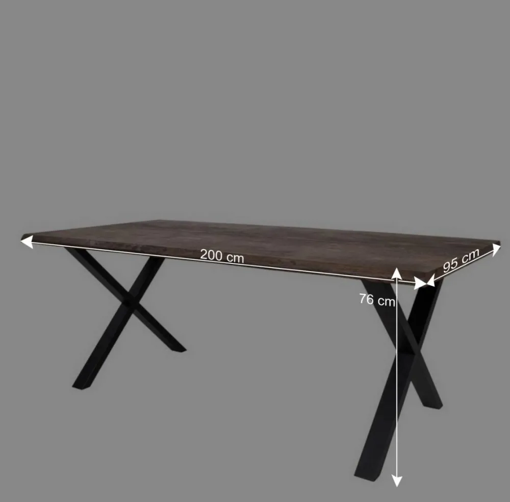 Wohnen Sitzgruppe|Küchen-Essgruppen*Esszimmer Möbel Set mit Tisch - Anjal (siebenteilig)