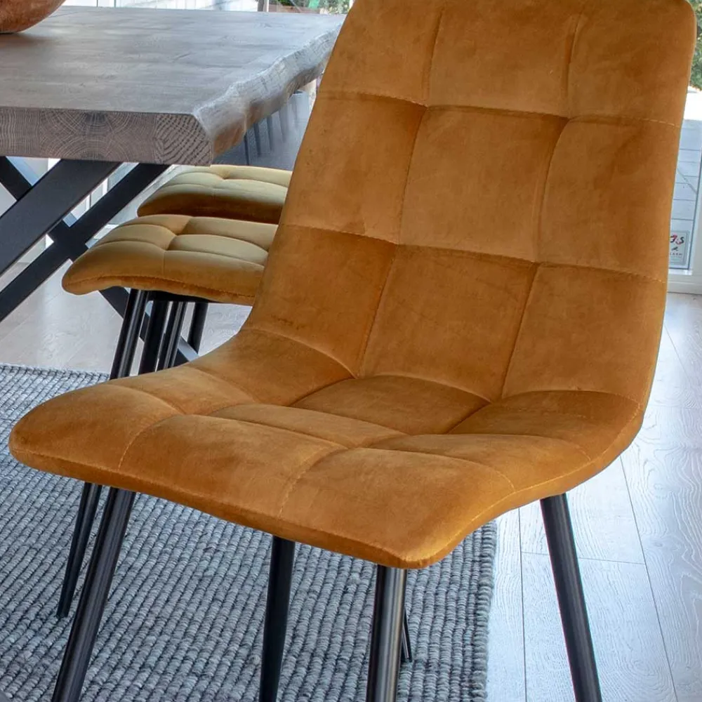 Wohnen Sitzgruppe|Küchen-Essgruppen*Esszimmer Möbel Set mit Tisch - Anjal (siebenteilig)