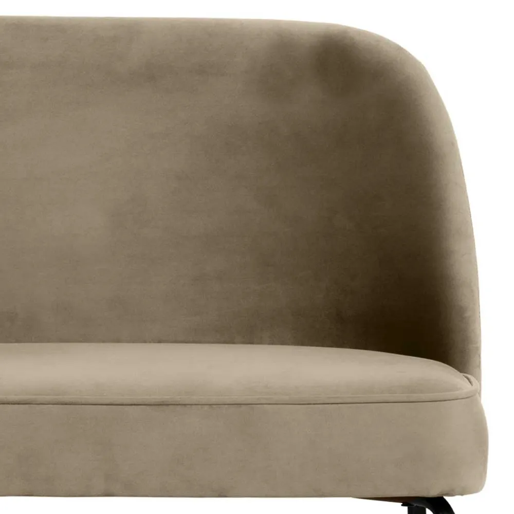 Wohnen Esszimmer Polsterbank in Khaki Samt - Cuba