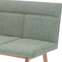 Wohnen Küchenbänke|Esszimmerbänke*Esszimmer Polsterbank in Grün & Eiche - Pusadon