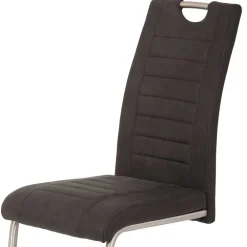 Wohnen Esszimmer Schwingstuhl in Anthrazit - Zenca (Set)