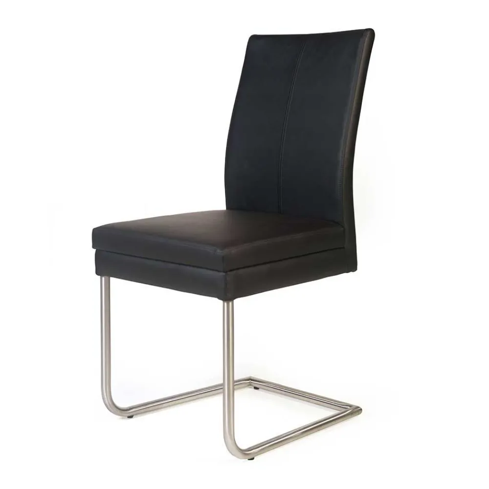 Wohnen Esszimmer Schwingstuhl mit Kunstleder - Monty (2er Set)