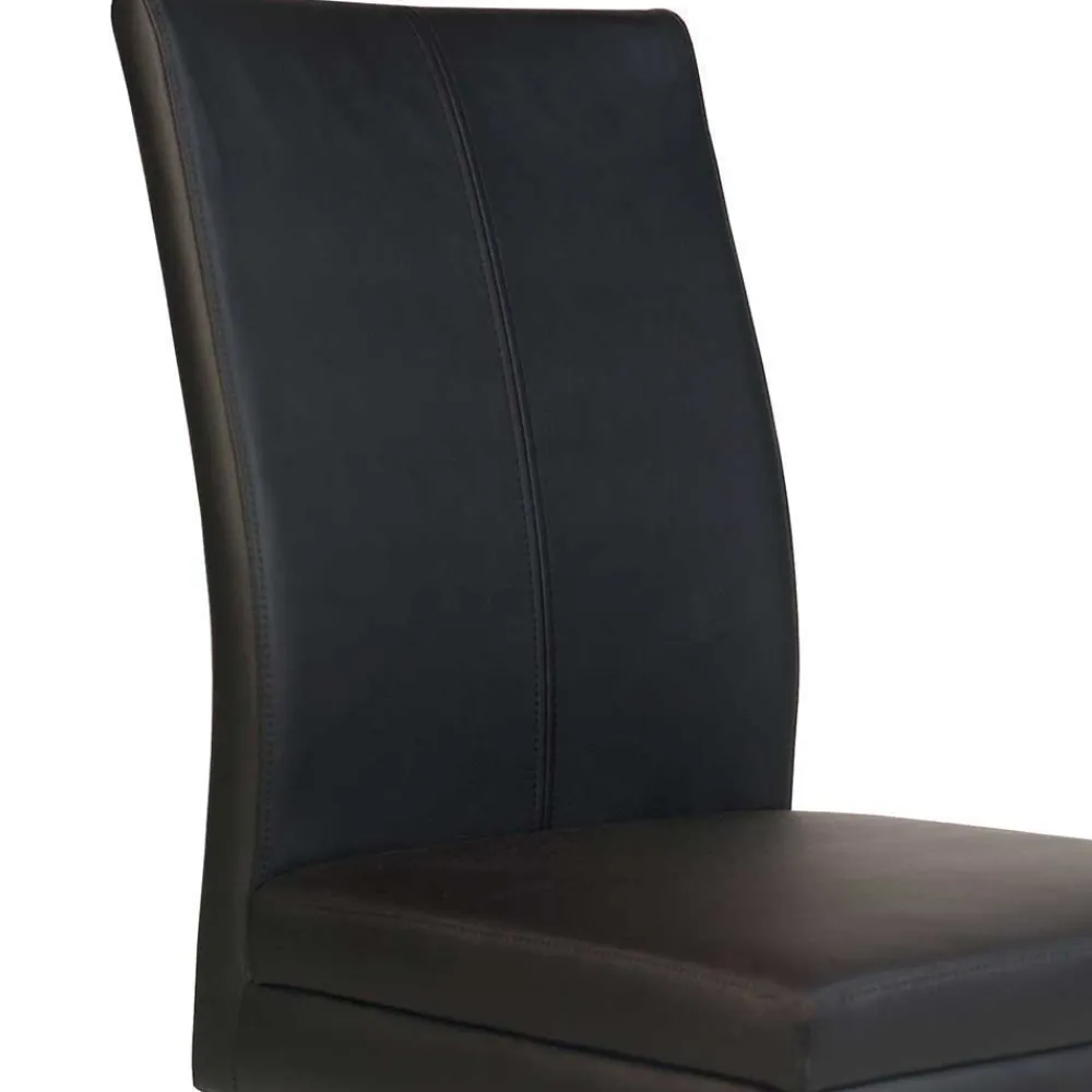 Wohnen Esszimmer Schwingstuhl mit Kunstleder - Monty (2er Set)