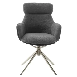 Wohnen Wohnzimmerstühle*Esszimmer Sesselstuhl in Anthrazit - Prising (2er Set)