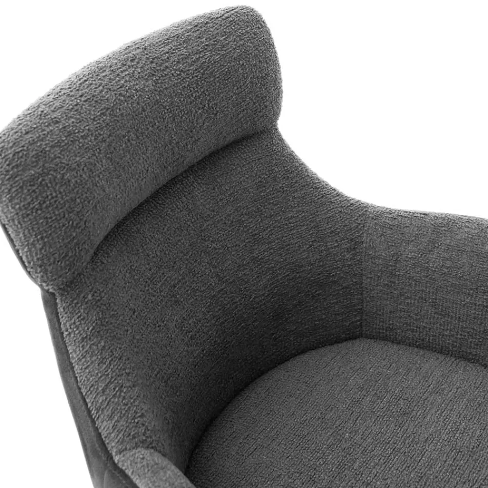 Wohnen Wohnzimmerstühle*Esszimmer Sesselstuhl in Anthrazit - Prising (2er Set)