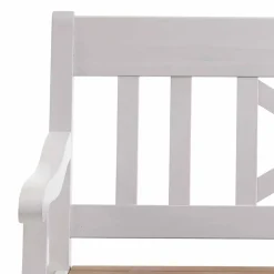 Wohnen Schuhschränke|Küchenbänke*Esszimmer Sitzbank Barlad in Weiß Kiefer massiv