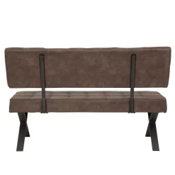 Wohnen Esszimmer Sitzbank Laticio in Braun Microfaser