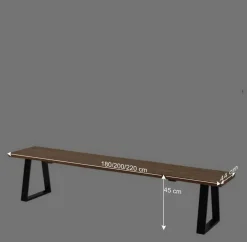 Wohnen Esszimmer Sitzbank mit natürlicher Baumkante - Sympatia