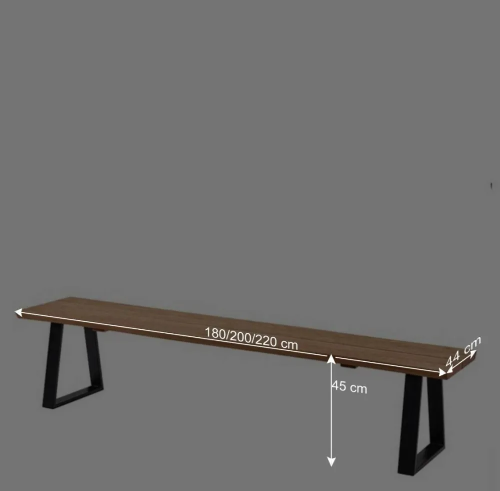 Wohnen Esszimmer Sitzbank mit natürlicher Baumkante - Sympatia