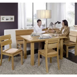 Wohnen Küchen-Essgruppen|Essgruppen*Esszimmer Sitzecke Licko aus Kernbuche Massivholz (vierteilig)