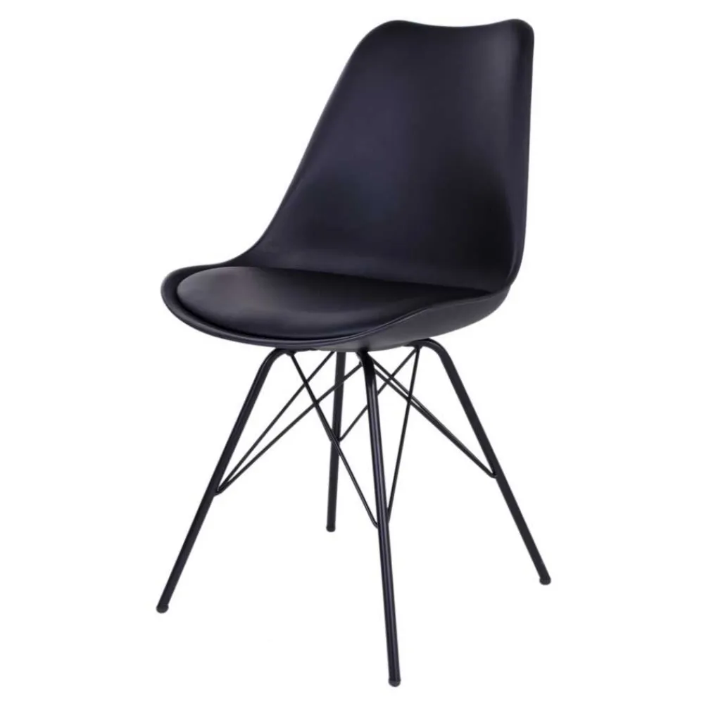 Wohnen Schwarze Möbel|Küchen-Essgruppen*Esszimmer Sitzgruppe als Set - Comi (siebenteilig)