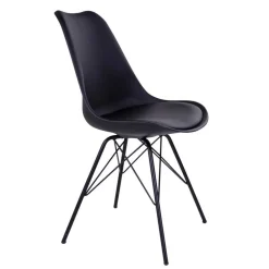 Wohnen Schwarze Möbel|Küchen-Essgruppen*Esszimmer Sitzgruppe als Set - Comi (siebenteilig)