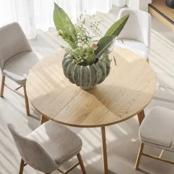 Wohnen Sitzgruppe|Küchen-Essgruppen*Esszimmer Sitzgruppe im Scandi Chic - Rascilda (siebenteilig)