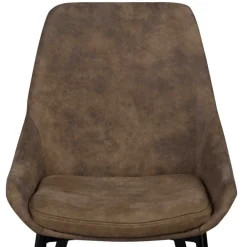 Wohnen Küchen-Essgruppen|Esszimmer Komplett*Esszimmer Sitzgruppe in Braun & Schwarz - Elizabeth (siebenteilig)