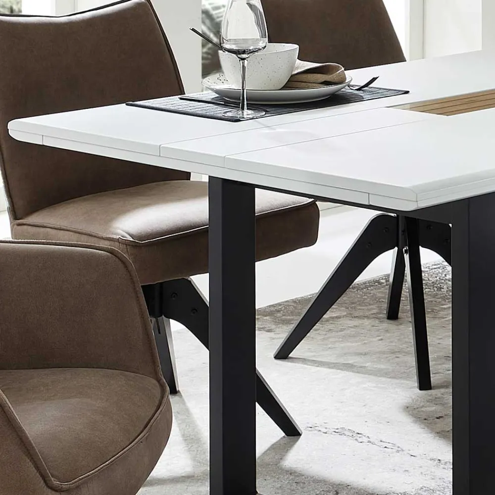 Wohnen Esszimmer Sitzgruppe mit sechs Sitzplätzen - Niam (siebenteilig)