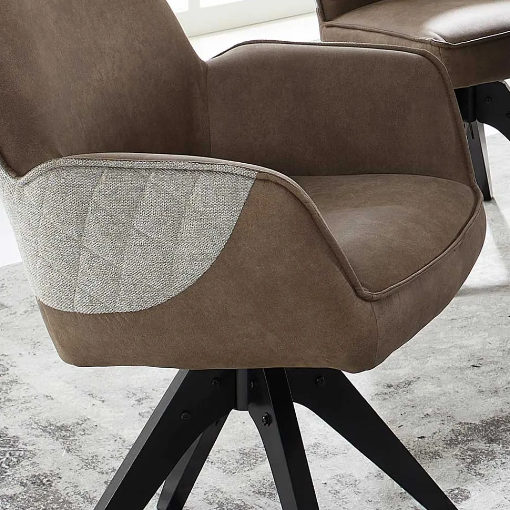 Wohnen Esszimmer Sitzgruppe mit sechs Sitzplätzen - Niam (siebenteilig)