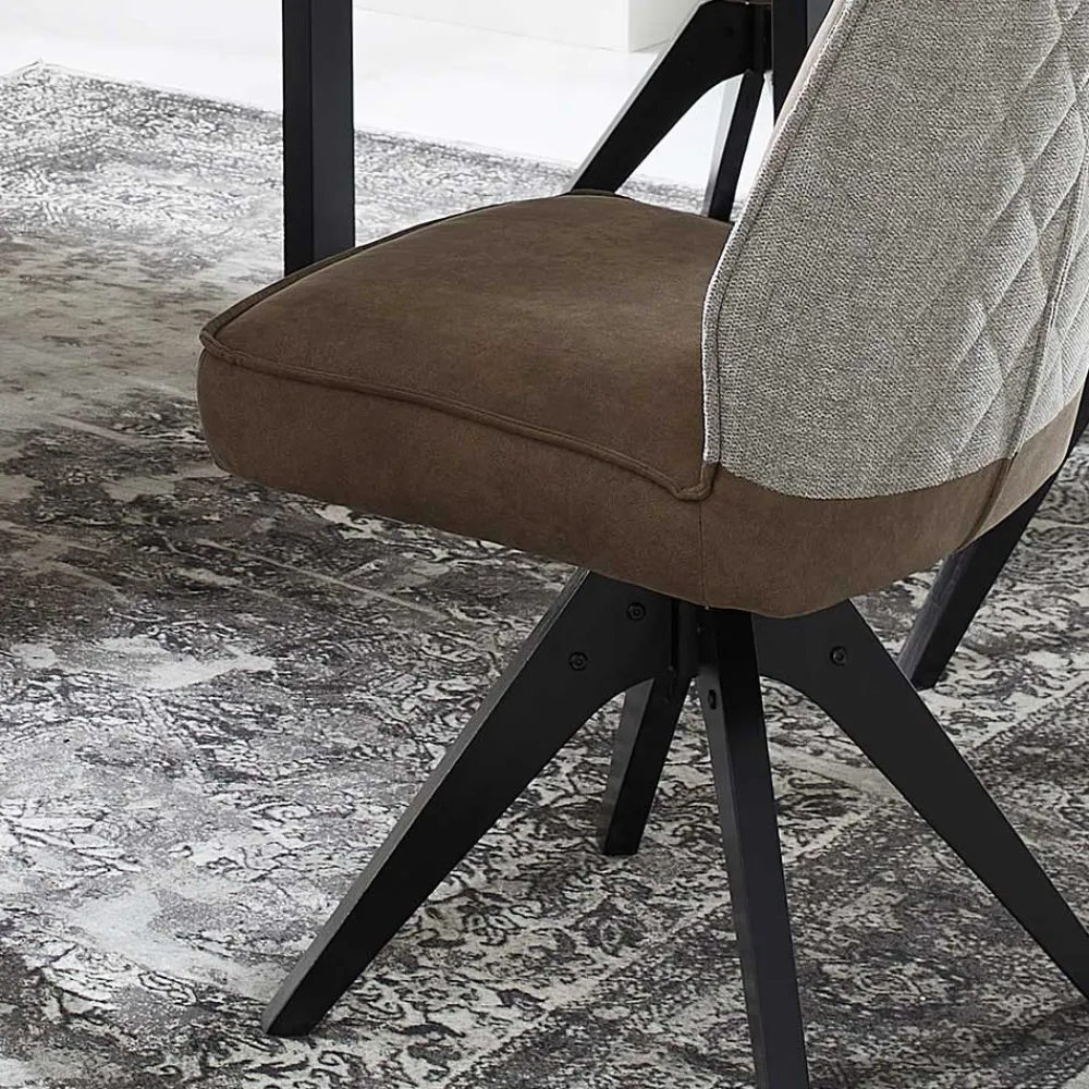 Wohnen Esszimmer Sitzgruppe mit sechs Sitzplätzen - Niam (siebenteilig)