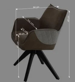 Wohnen Esszimmer Sitzgruppe mit sechs Sitzplätzen - Niam (siebenteilig)