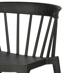 Wohnen Esszimmer Stapelstuhl in Schwarz - Excellenta (2er Set)