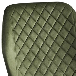 Wohnen Esszimmer Stuhlset in Dunkelgrün - Yalley (4er Set)