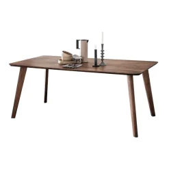 Wohnen Esszimmer Tisch aus Kernbuche in Braun geölt - Malawi