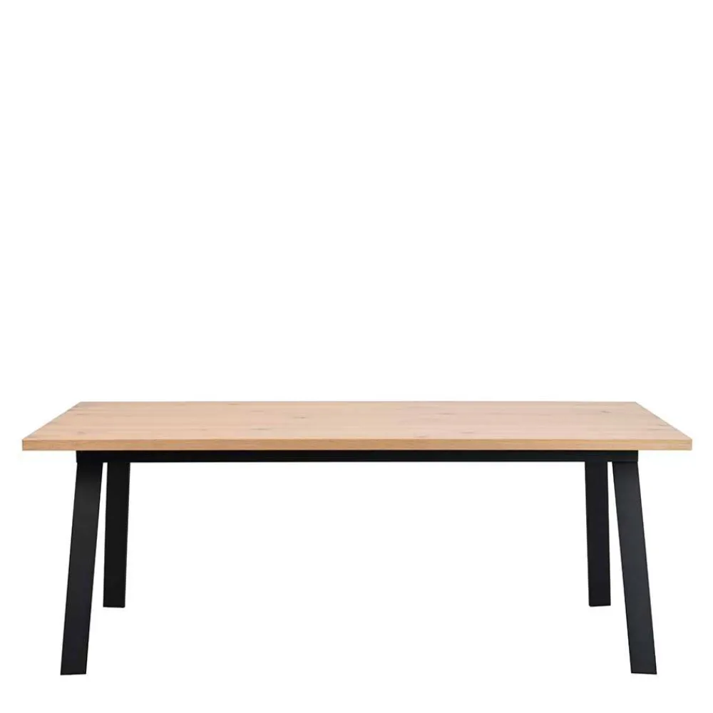 Wohnen Esszimmer Tisch in Eiche White Wash - Parida