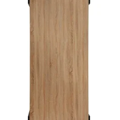 Wohnen Schwarze Möbel|Tische*Esszimmer Tisch in Holzoptik Eiche & Schwarz - Cigano