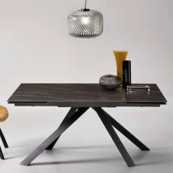 Wohnen Esszimmer Tisch mit Sinterstein Platte verlängerbar - Paulo