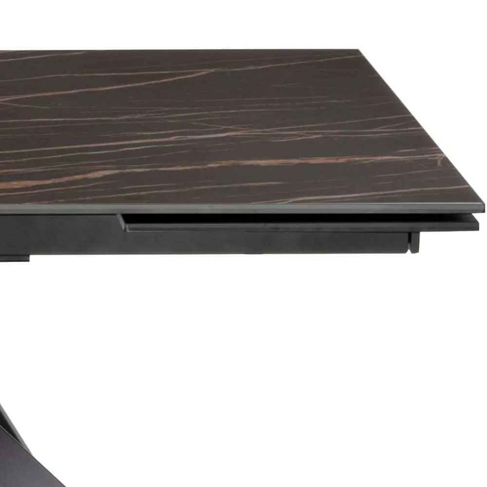 Wohnen Esszimmer Tisch mit Sinterstein Platte verlängerbar - Paulo