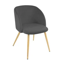 Wohnen Küchenstühle|Esszimmerstühle*Esszimmer Tischsessel in Anthrazit - Tuzara (2er Set)