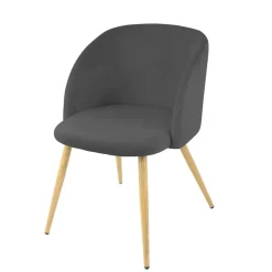 Wohnen Küchenstühle|Esszimmerstühle*Esszimmer Tischsessel in Anthrazit - Tuzara (2er Set)