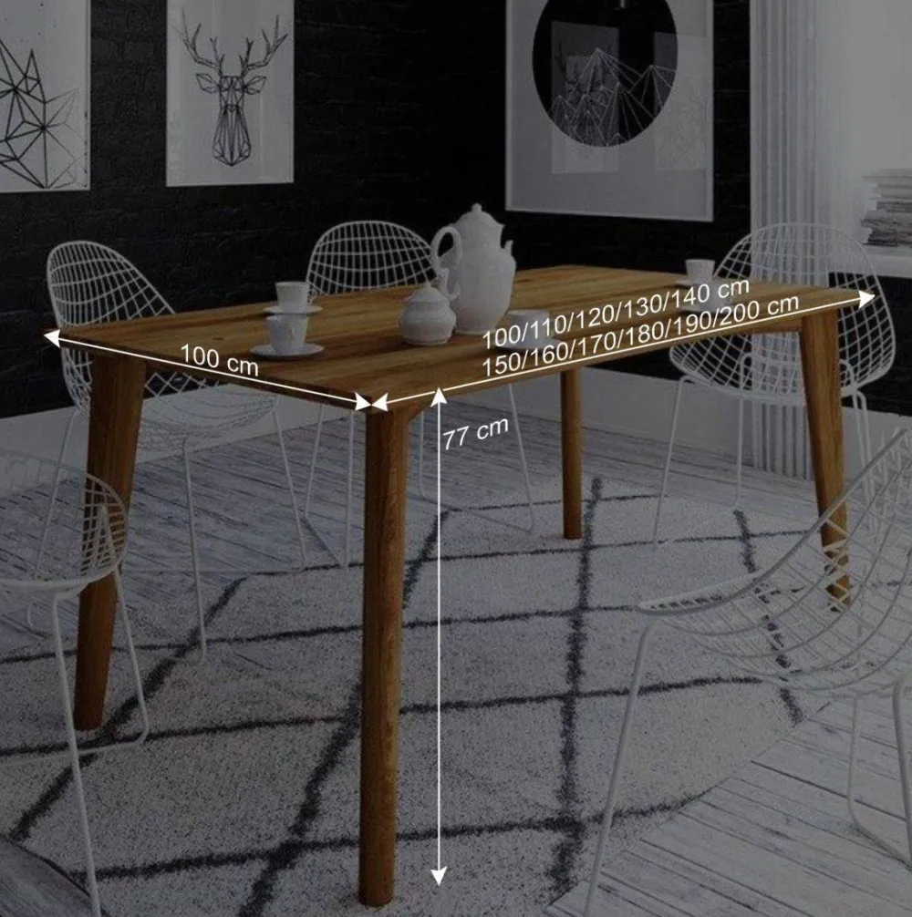 Wohnen Massivholzmöbel|Tische*Esszimmer Wildeiche Tisch geölt - Eavy