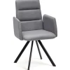 Wohnen Esszimmer-Armlehnenstuhl in Hellgrau - Vanimarias