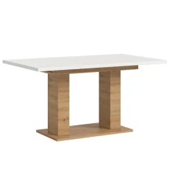 Wohnen Esszimmer-Ausziehtisch mit Säulengestell - Andryas