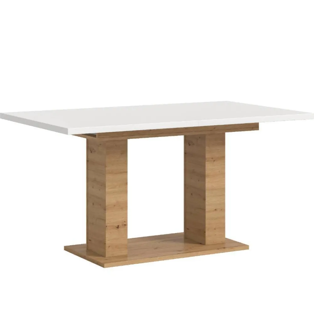 Wohnen Esszimmer-Ausziehtisch mit Säulengestell - Andryas